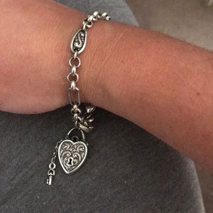 Brighton heart and lock bracelet, genuine
